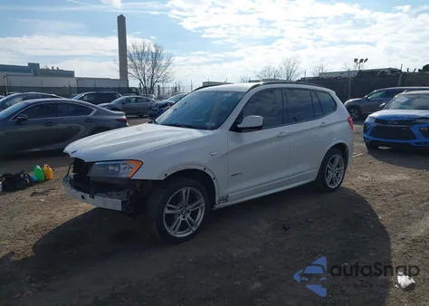 2014 BMW X3 xDrive35I z USA, uszkodzony, nr VIN 5UXWX7C56E0E80639